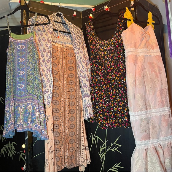 🔮Spell - Make an offer!! bohemian royale short kimono vtg skirt